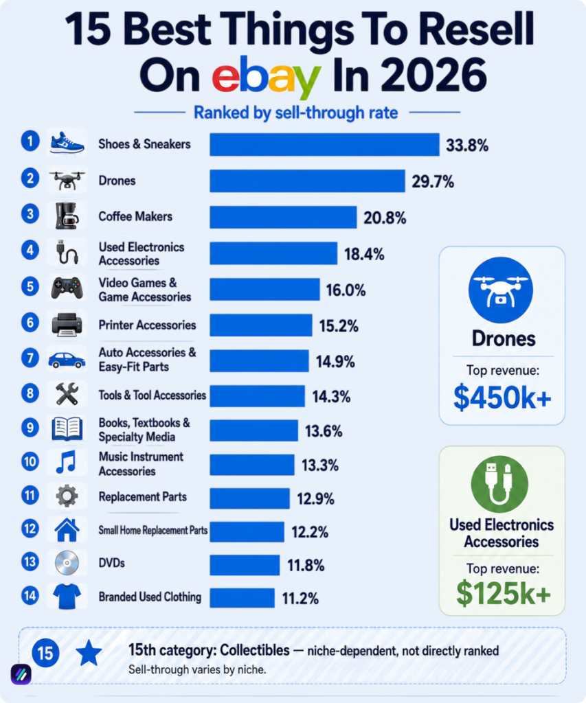 15 best things to resell on ebay in 2026
