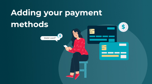 How to add payment methods