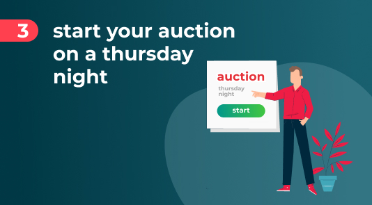 Starting auction on a thursday night