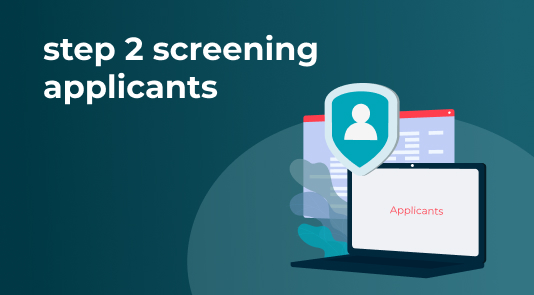 Screening applicants