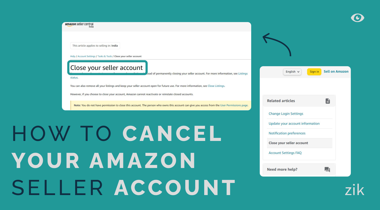 how to cancel your amazon seller account