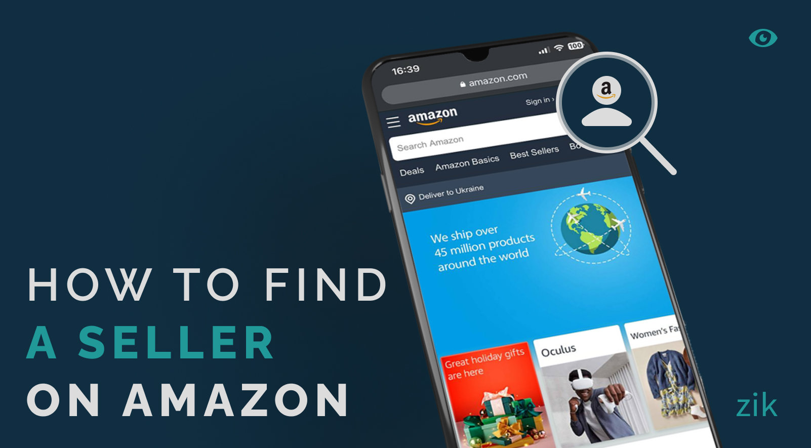 How to find a seller on Amazon