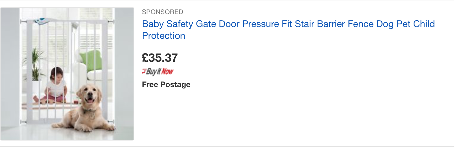 eBay dog gate