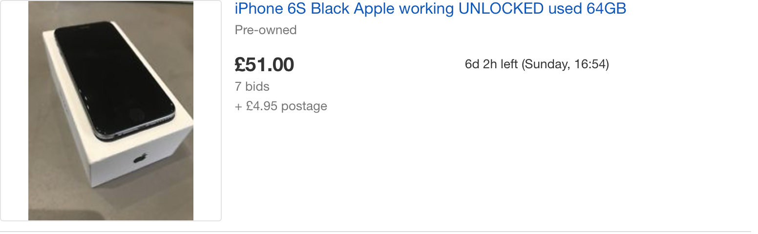 كلمة مفتاحية iPhone 6s