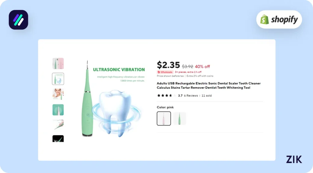 Aliexpress lists the product for $2.35 (wholesale price)