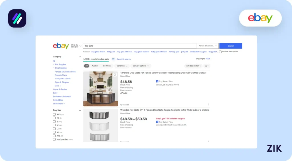 Dog Gate eBay