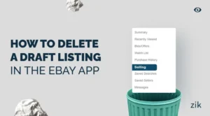 How to Delete an eBay Draft in eBay App