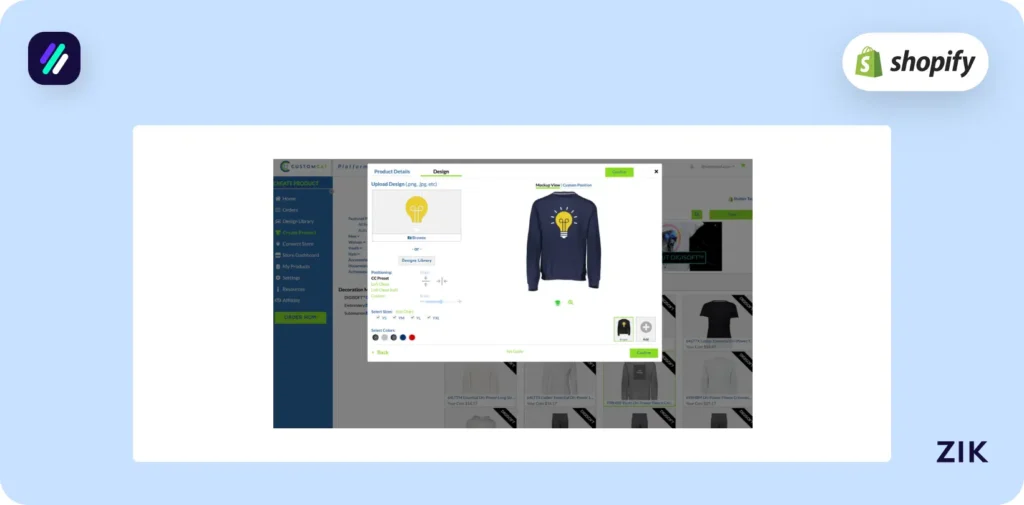 Print on Demand Apps Customcat