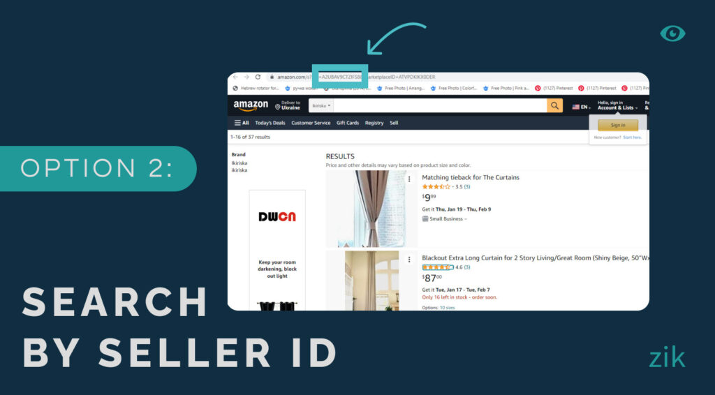 Search by Seller ID