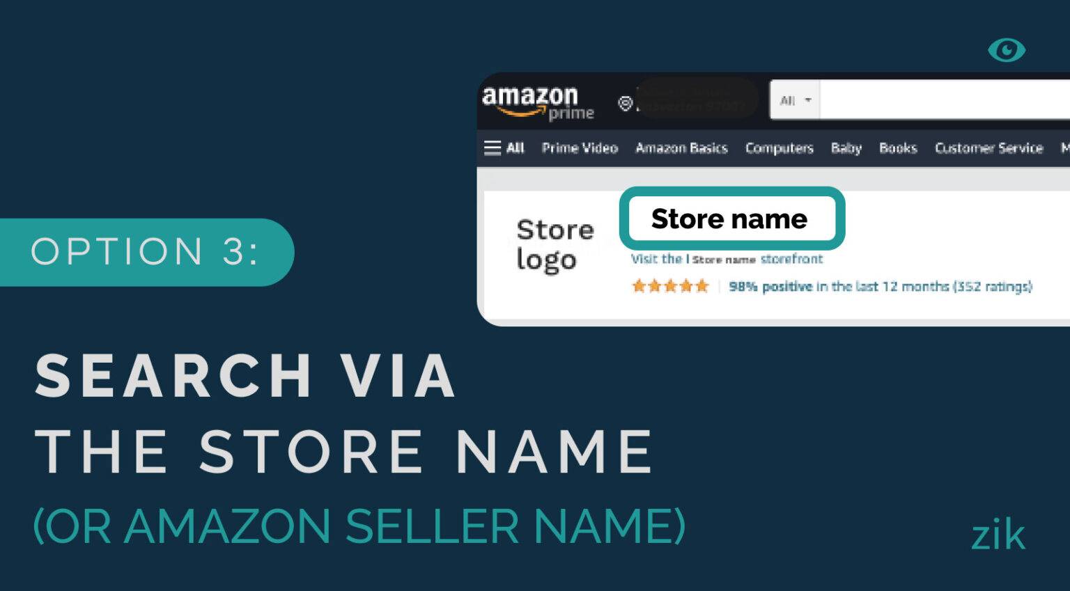 How to Find a Seller on Amazon: Quick & Easy Steps - ZIK Analytics' Blog