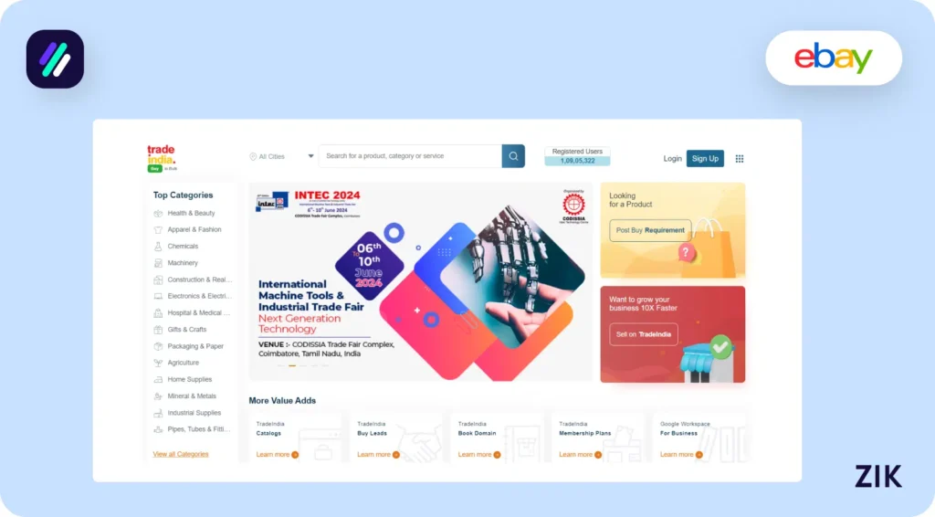 Tradeindia
 dropshipping suppliers India