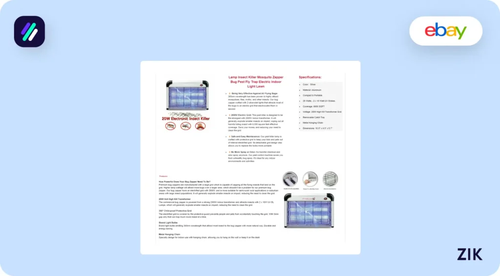 adding product listings