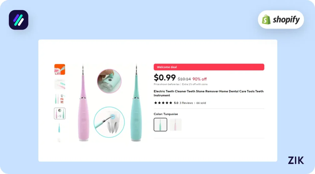 another supplier that lists the product at an even lower price