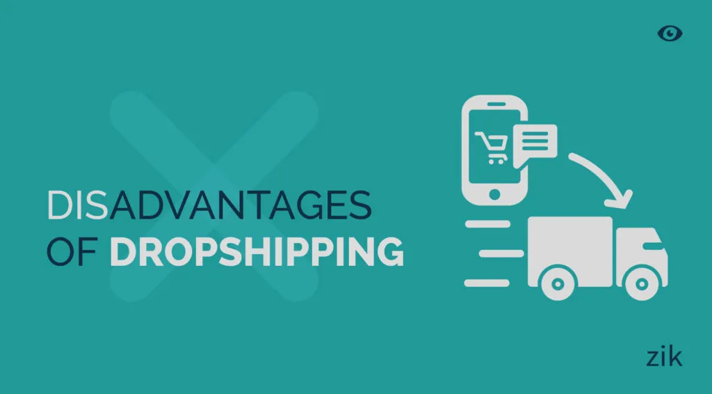 disadvantages of dropshipping