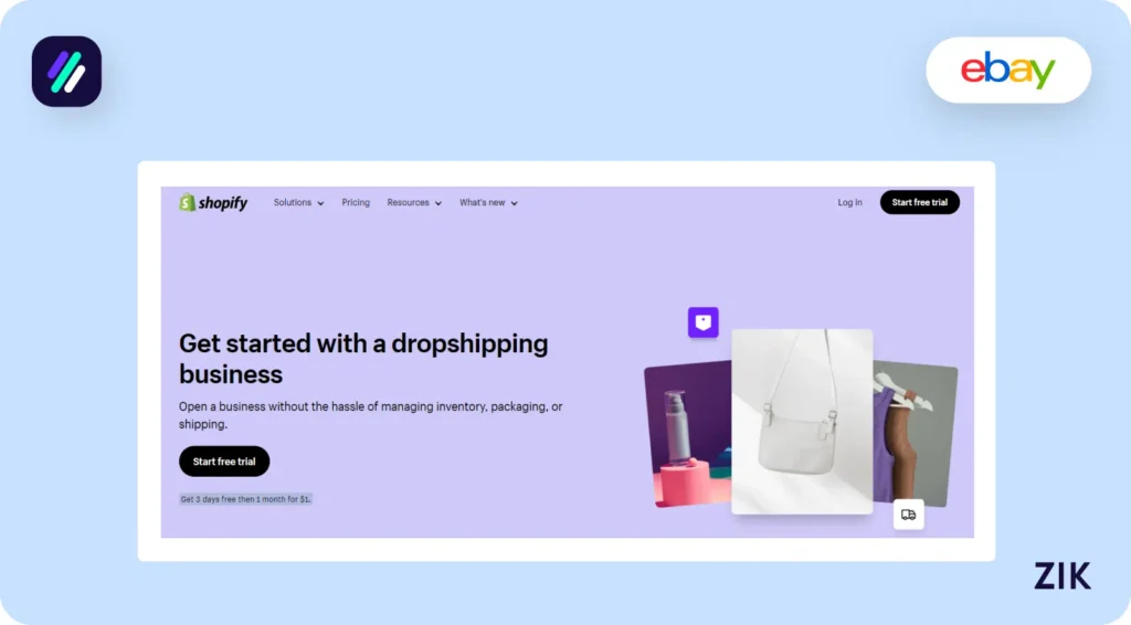 ecommerce platform to dropship