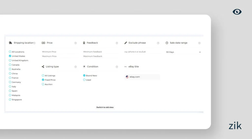 Customize your search settings