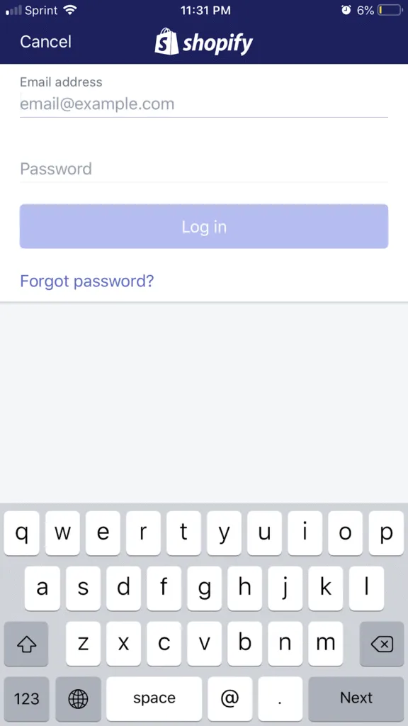 For mobile users log in go to settings