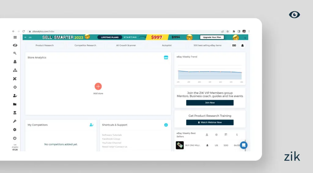 Go to ZIK Analytics on how to Find Profitable Products to Dropship on eBay