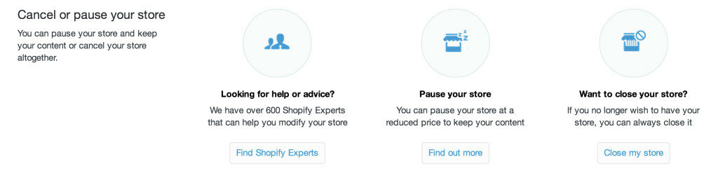 Items of Note Before Closing Your Store How to Cancel Your Shopify Store Account