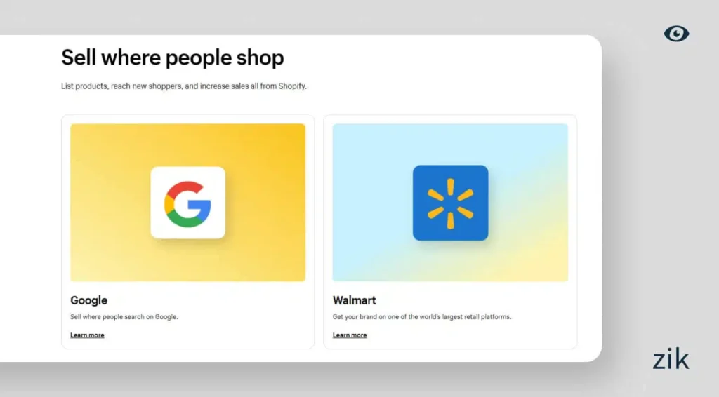 Multi Channel Selling Shopify