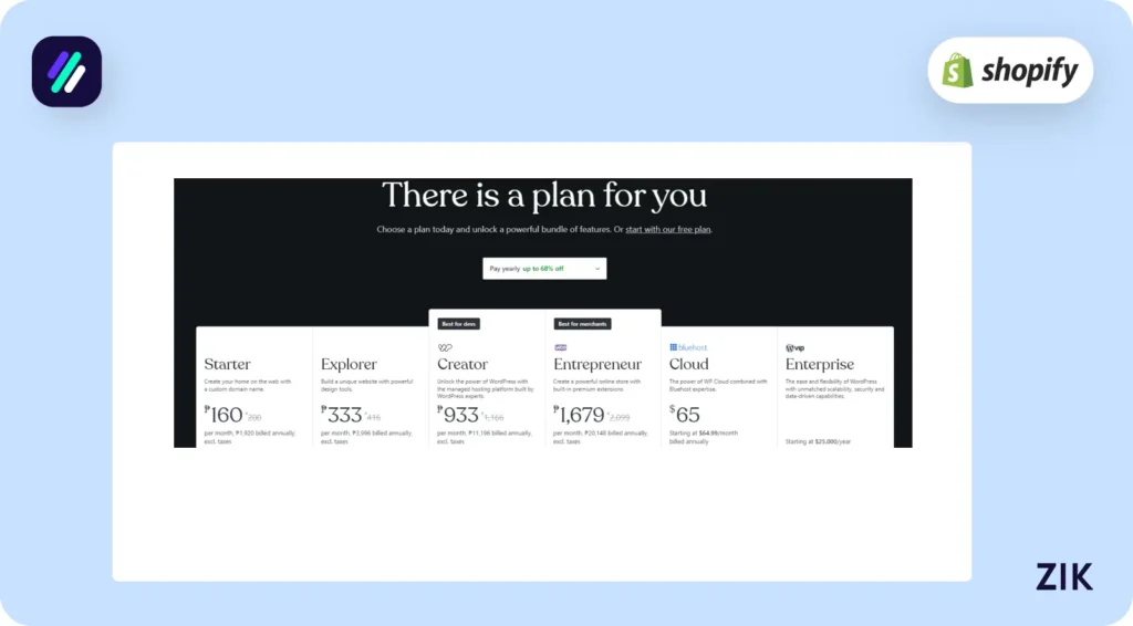 WordPress Pricing