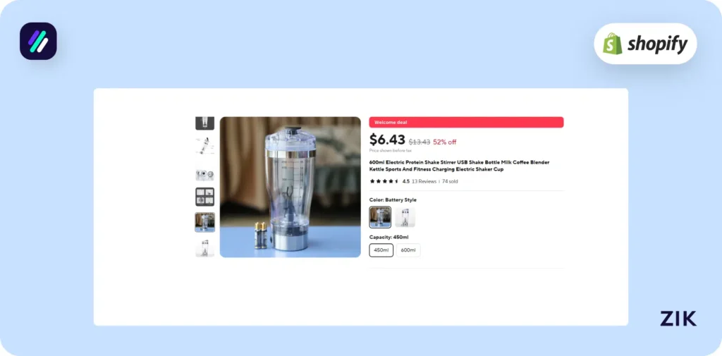 ali express electric protein shaker supplier