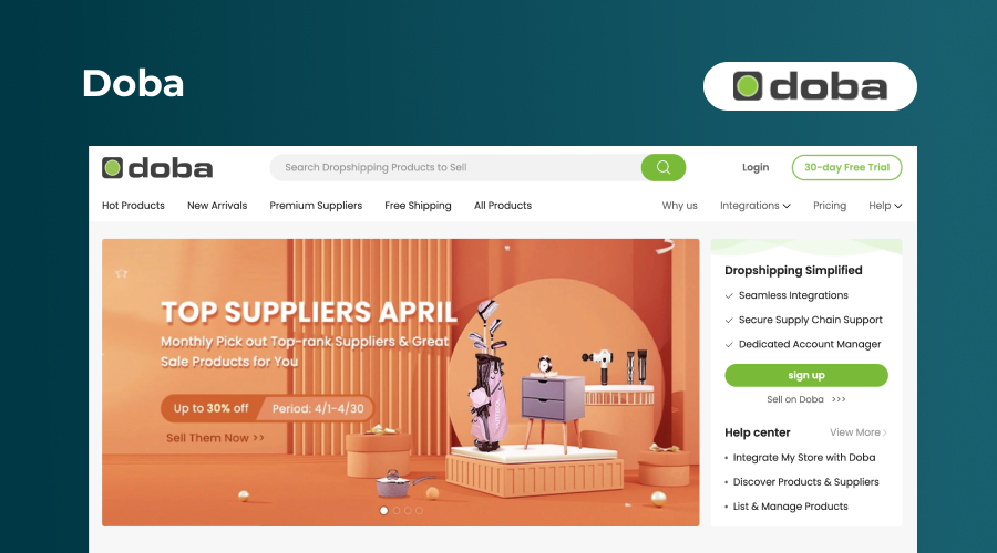 doba dropshipping supplier
