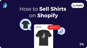 how to sell shirts on shopify
