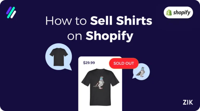 how to sell shirts on shopify