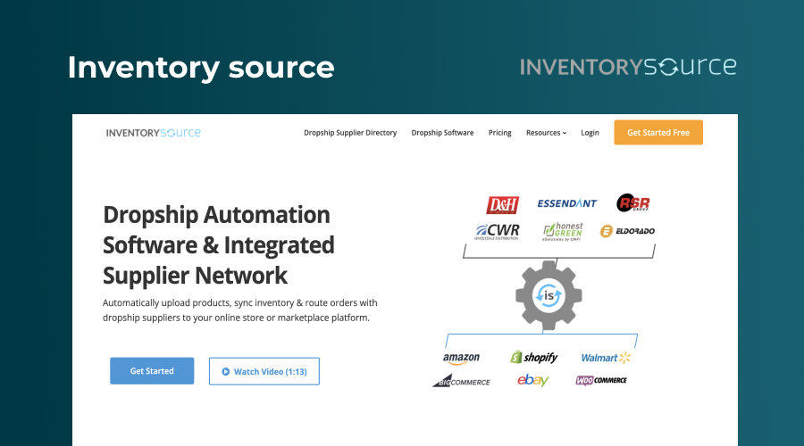 inventory source dropshipping supplier