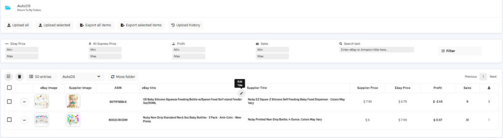 optimized eBay titles