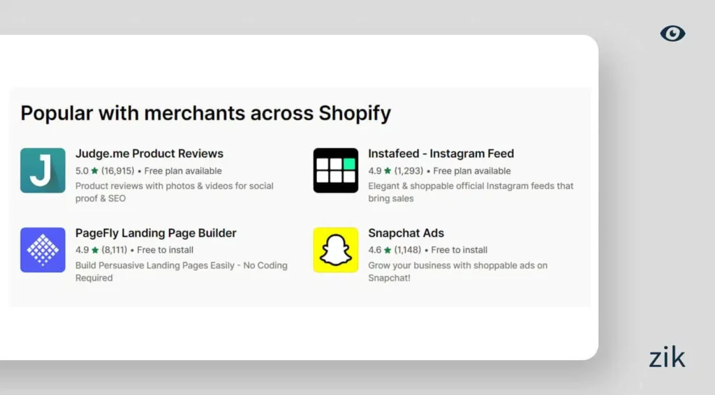 shopify Third Party Apps Integration