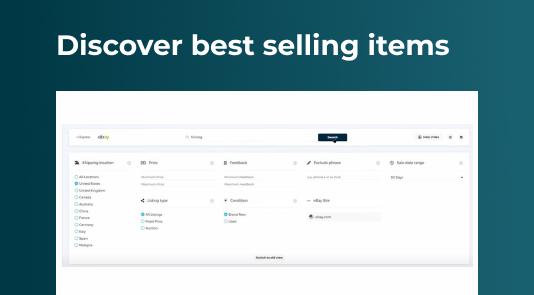 Discover best selling items