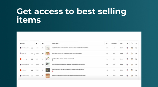 Getting access to best selling items on eBay