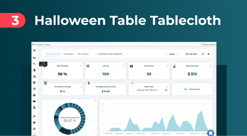 Halloween Table Cloth