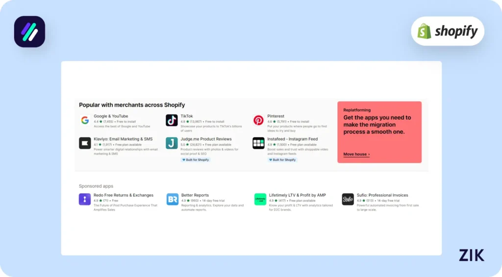 Integrate apps