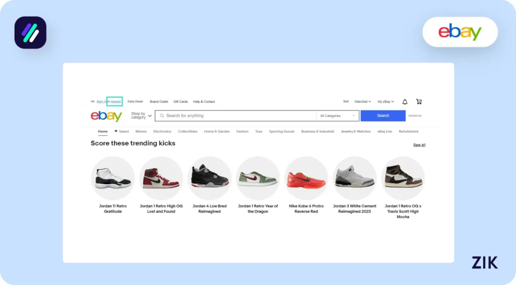 Set Up an eBay Account