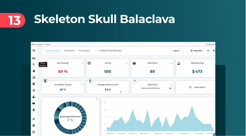 Skeleton Skull Balaclava