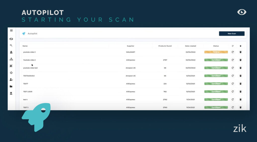 Starting your Scan