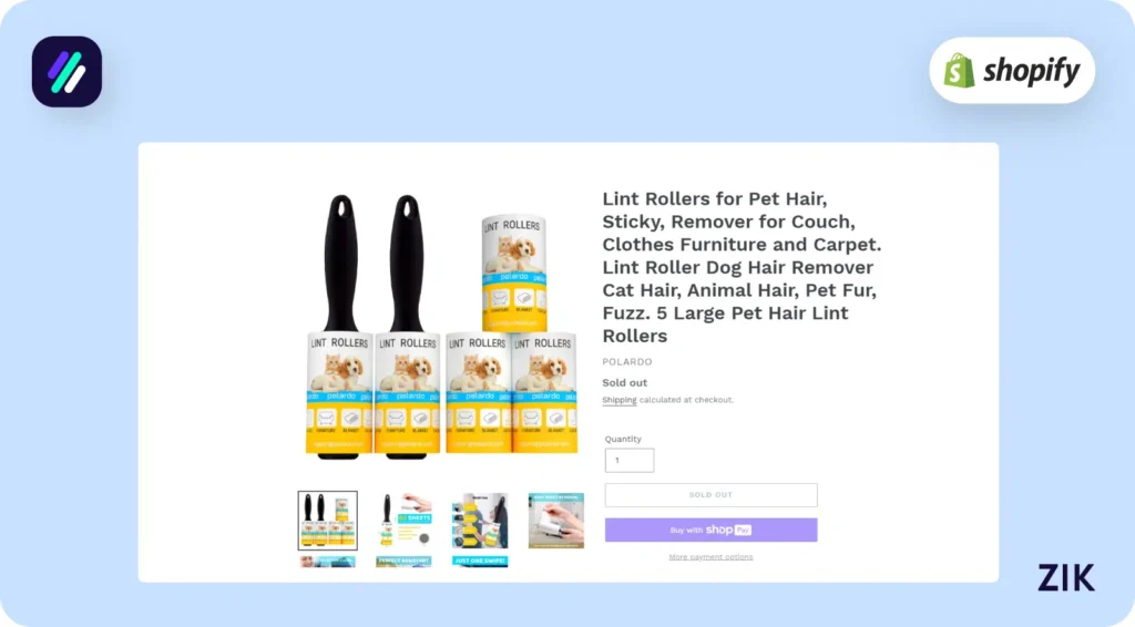 lint roller first product