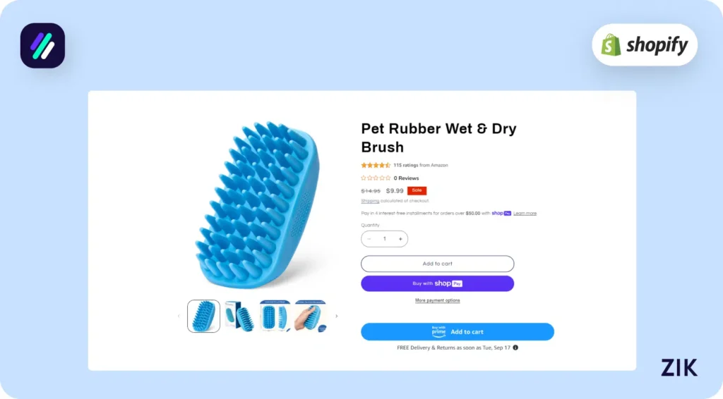 pet rubber brush