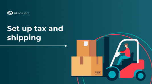 set up tax and shipping