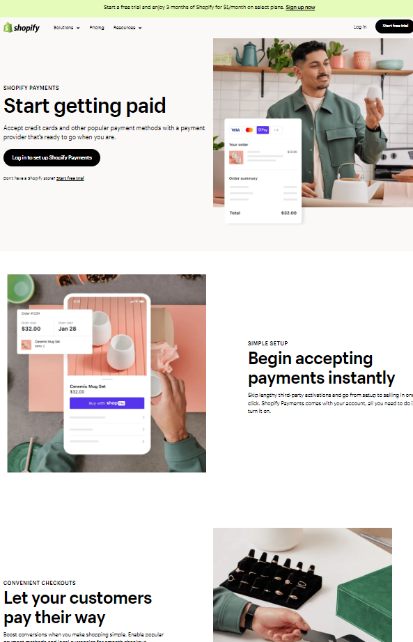 shopify features
