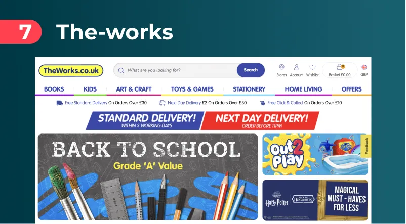 the works UK dropshipping school item suppliers