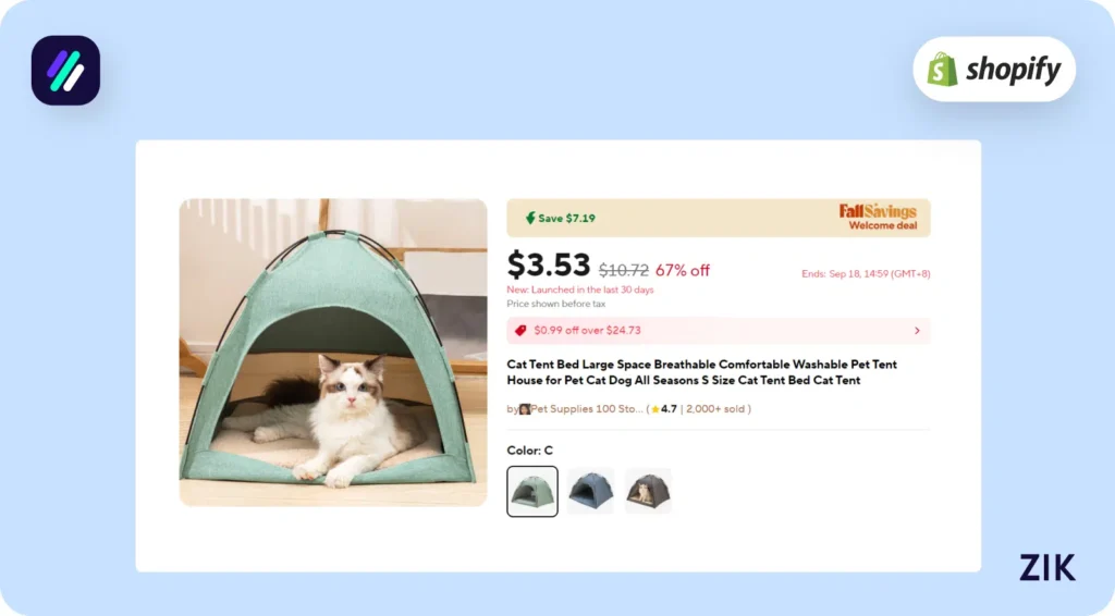 washable and cheaper cat tent