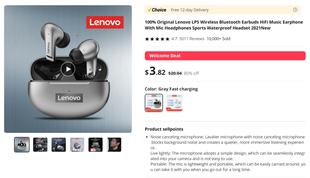 Bluetooth earbud