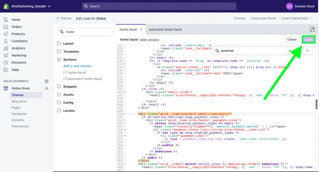 Click Save, wait for Confirmation