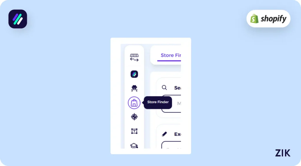 Store Finder tool