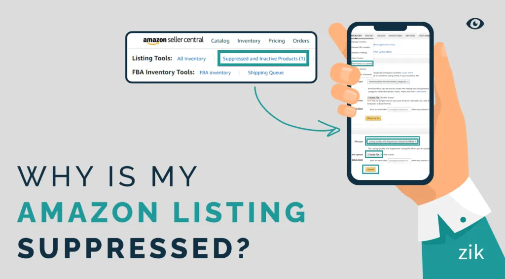 Why is my Amazon Listing suppressed? Search suppressed Amazon