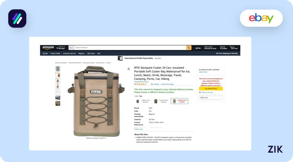 amazon product